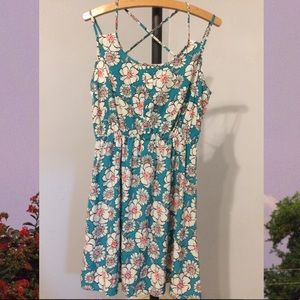 Daisy Floral Spaghetti Strap Dress (Forever 21)